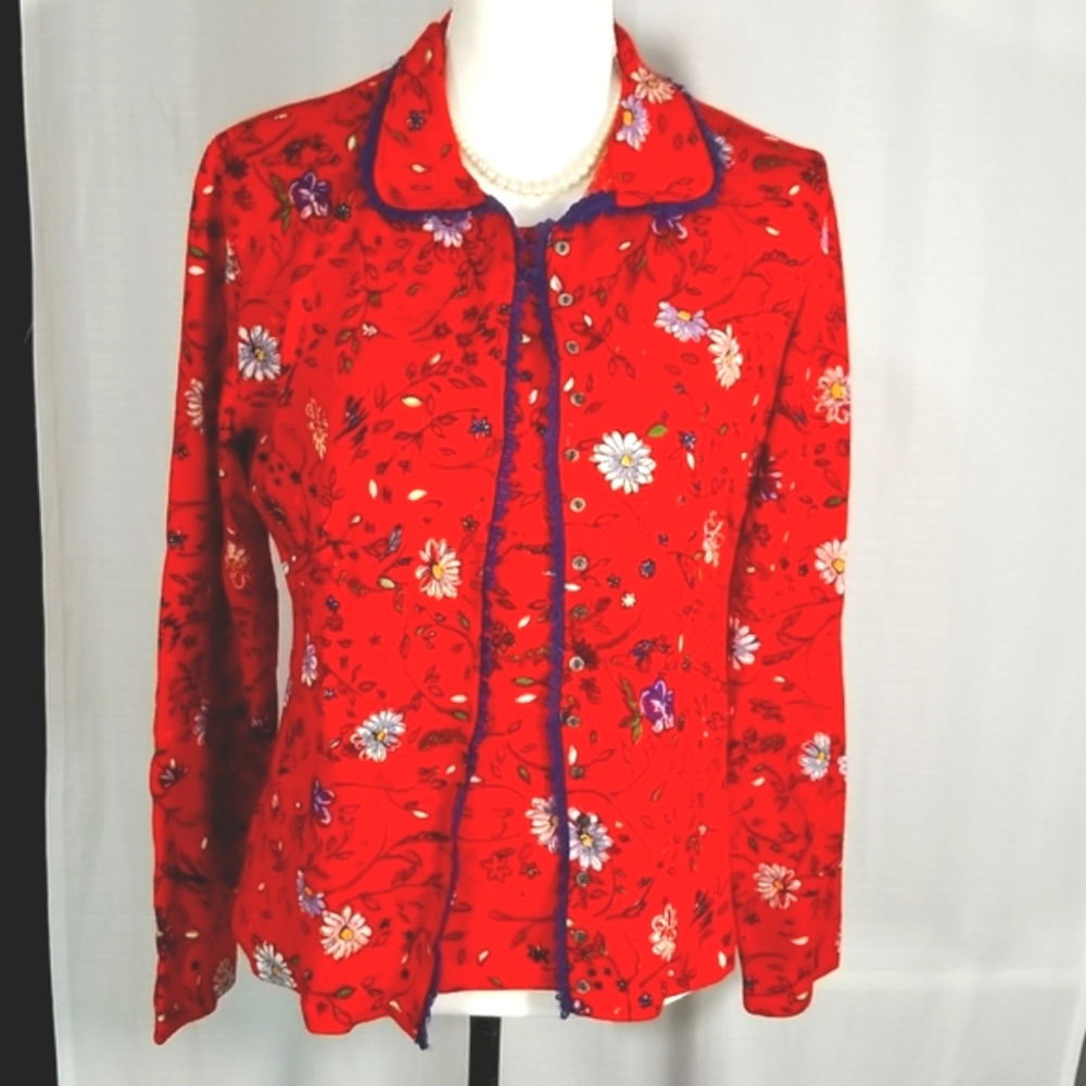 Carella Made in Italy Two pieces Cardigan and Top , size 14